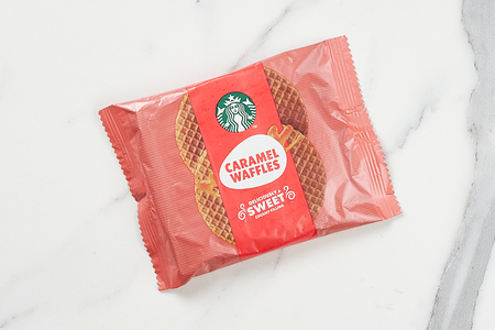 Вафли с начинкой из карамельного сиропа