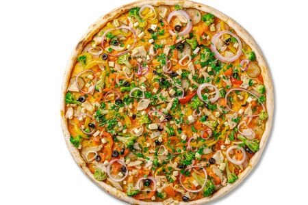 Пицца Вегетарианская овощная средняя