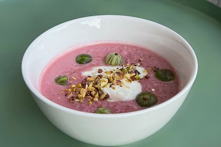 Розовая каша