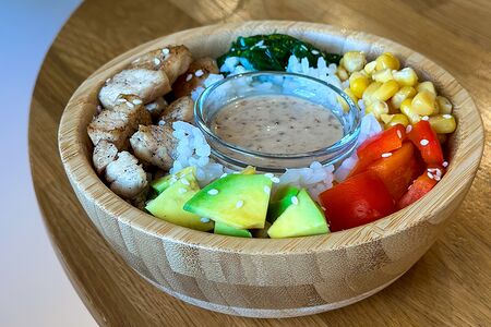 Поке с курицей