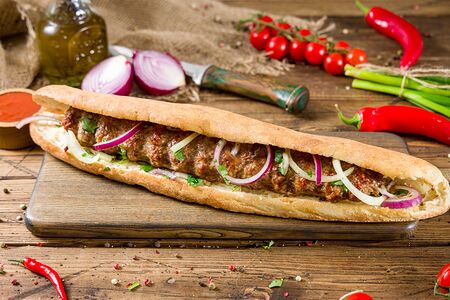 Люля бараний в хлебе