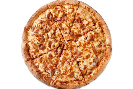 Пицца Гавайи BBQ на тонком тесте