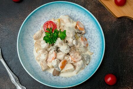 Фрикассе из куриной грудки