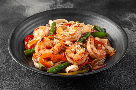 Соба с креветками