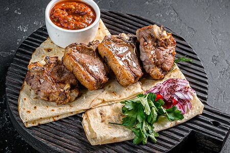 Шашлык из баранины Яблочко