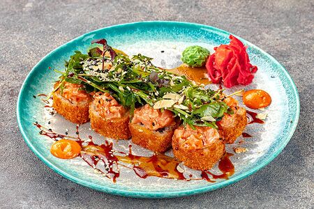 Тартар ролл с лососем