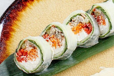 Тайский ролл без риса с угрем