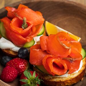 Сэндвич с форелью