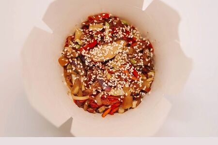 Лапша Удон с курицей