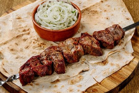 Шашлык из cвинoй шеи