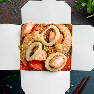 Рис с морепродуктами