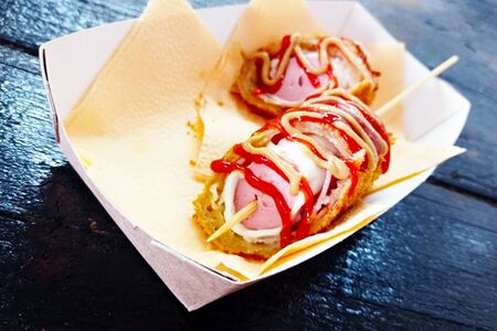 Корн-дог Cheese бекон