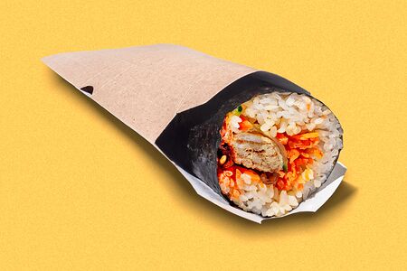 Кимпаб с яйцом