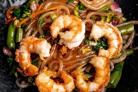 Фунчоза с морепродуктами