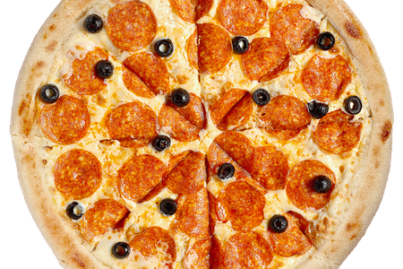 Пицца Секрет Оливки на толстом тесте