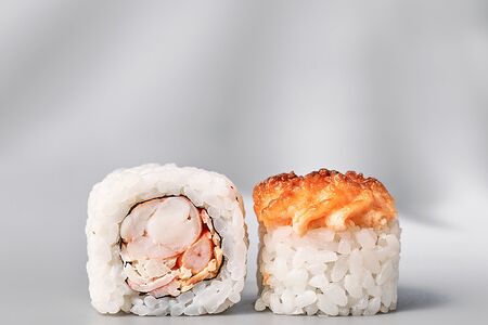 Запечённый с креветкой