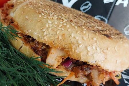 Шаурма в пите свиная на углях