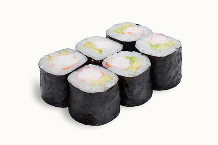 Ролл с креветкой и авокадо