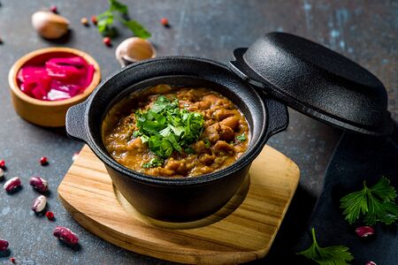 Лобио из красной фасоли