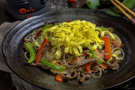 Чапче с говядиной