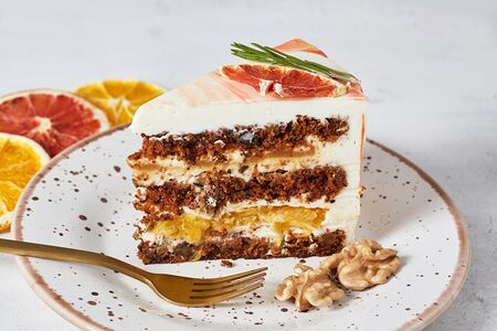 Торт морковный с апельсином