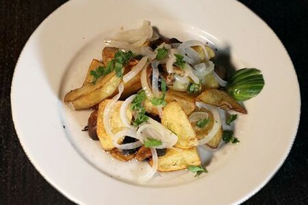 Картофель с грибами