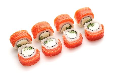 Филадельфия с копченым лососем