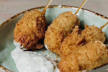 Корн-доги с соусом тартар