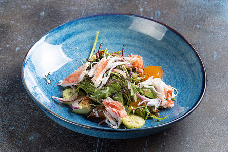 Салат с камчатским крабом