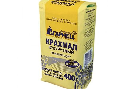 Крахмал кукурузный без глютена Гарнец