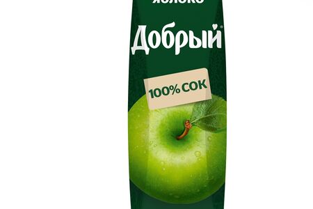 Сок яблочный 1л