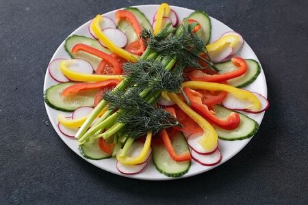 Овощная тарелка