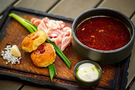 Борщ с говядиной