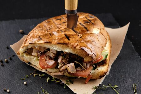 Дюнер Халабекон с куриным шашлыком