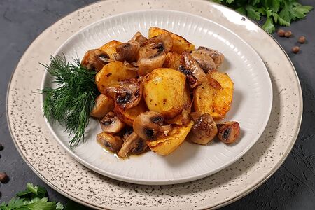 Картошка с грибами