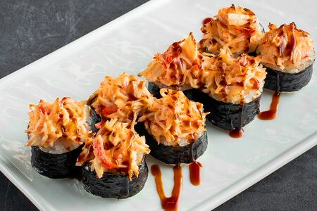 Мини-острый запеченный снежный краб