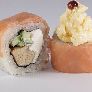 Сырный с лососем