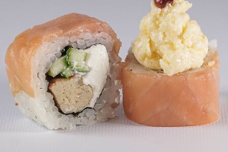 Сырный с лососем