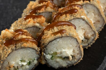 Ролл Унаги в темпуре