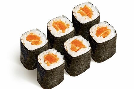 Классический ролл с лососем