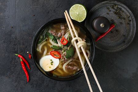 Суп Ламен с говядиной