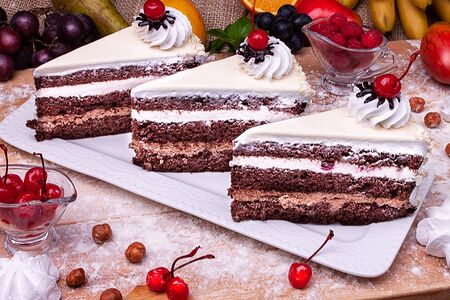 Пирожное Пьяная вишня