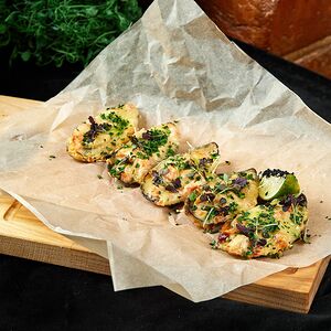 Запеченные мидии в сливочно-чесночном соусе