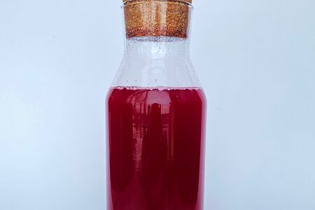 Домашний морс клюквенный с мёдом