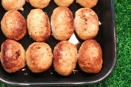 Котлета cвинo-говяжья