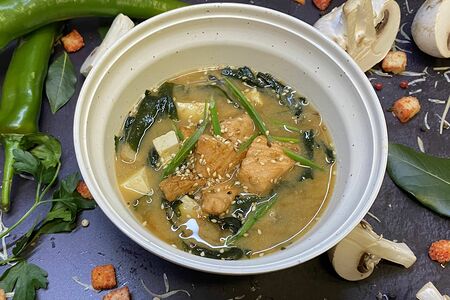 Суп №265 Мисо с лососем