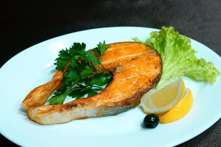 Стейк из семги