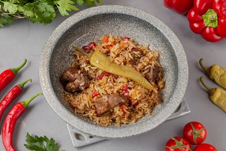 Плов с гиссарским ягнёнком и барбарисом