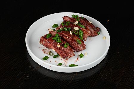 Свиные ребрышки в вишневом BBQ