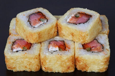 С тунцом и лососем